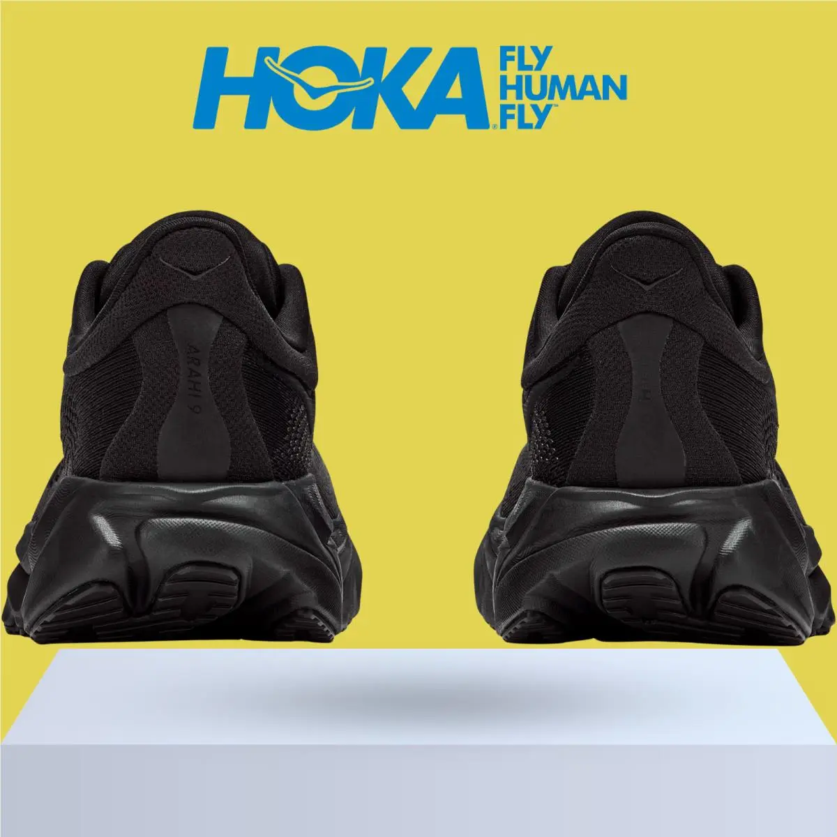 Hoka shoes - Hoka One One Arahi 9 - Black/Black 1