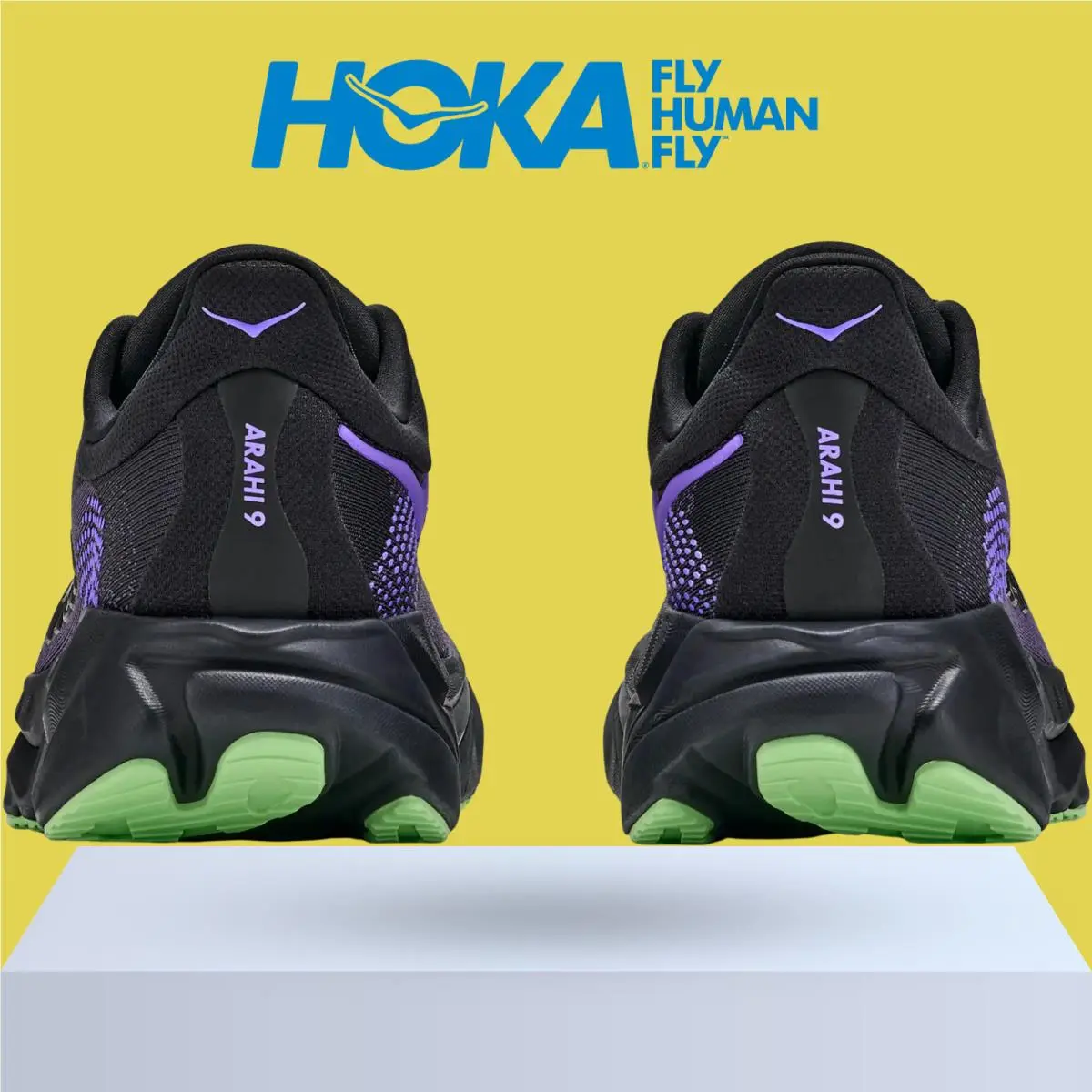 Hoka shoes - Hoka One One Arahi 9 - Black/Black 11