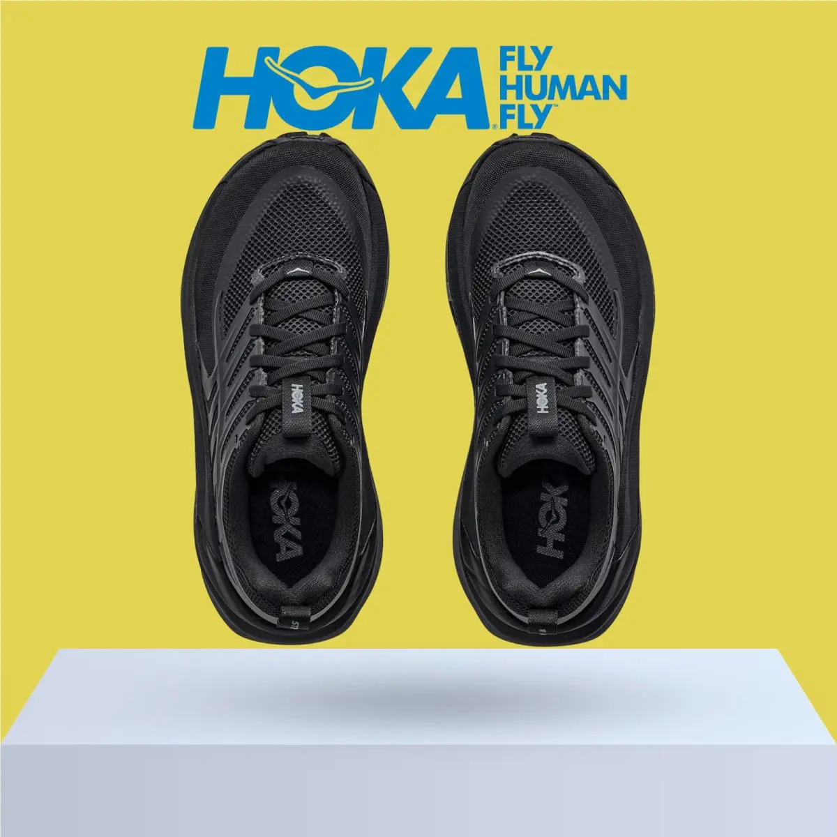Hoka shoes - Hoka One One Stinson 8 - Black/Outer Orbit 2