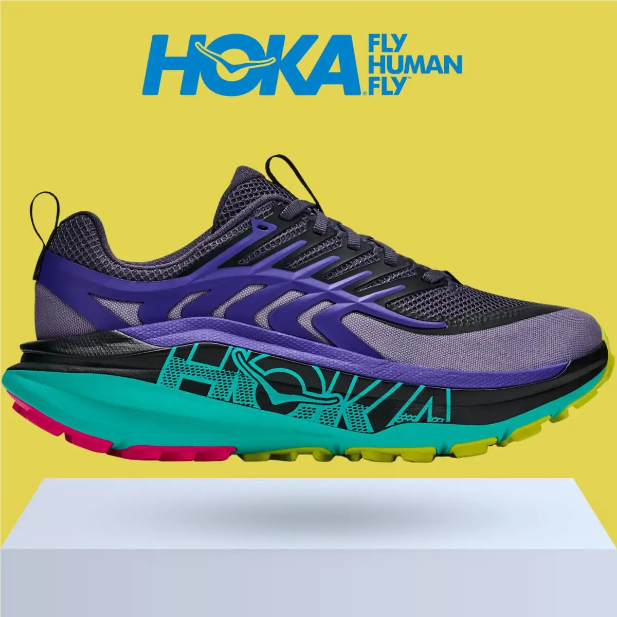 Hoka shoes - Hoka One One Stinson 8 - Black/Outer Orbit 19
