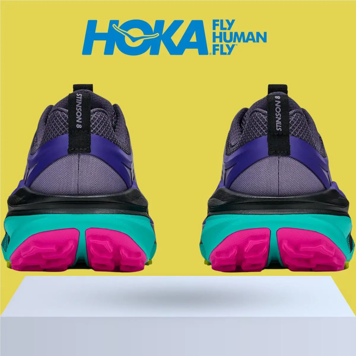 Hoka shoes - Hoka One One Stinson 8 - Black/Outer Orbit 21