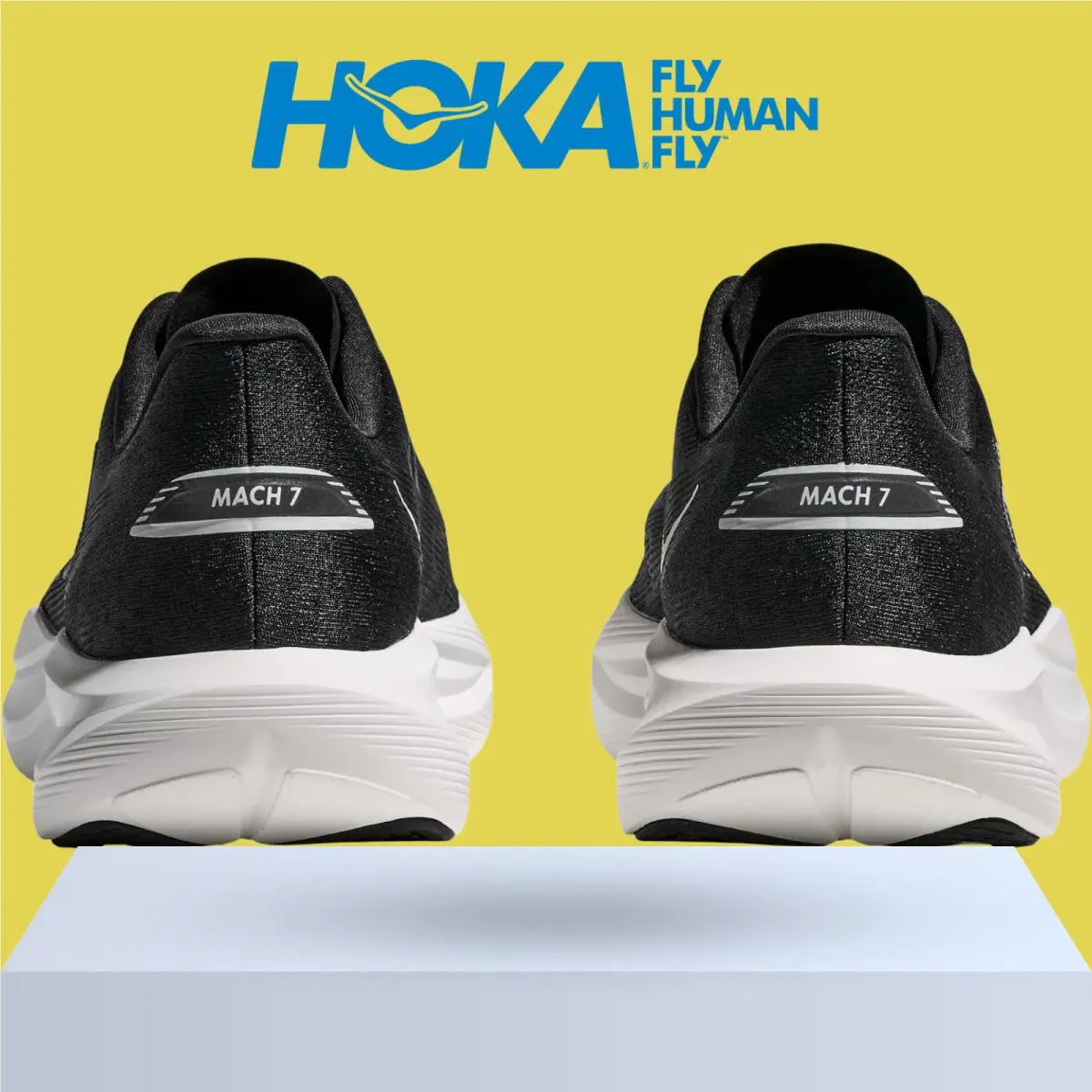 Hoka shoes - Hoka One One Mach 7 - Black/Black 46