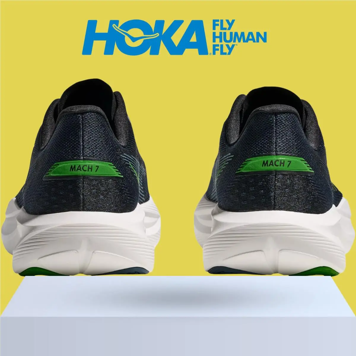 Hoka shoes - Hoka One One Mach 7 - Black/Black 36