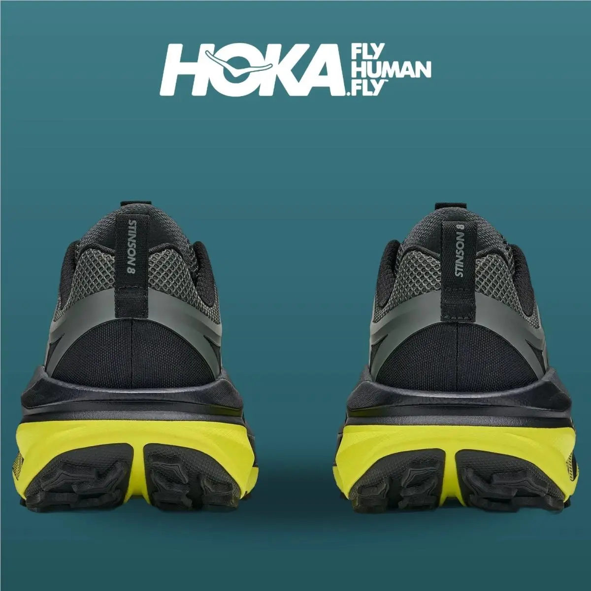 Hoka shoes - Stinson 8 - Stinson - 1176637-BHK - Black/HOKA Citrus 3