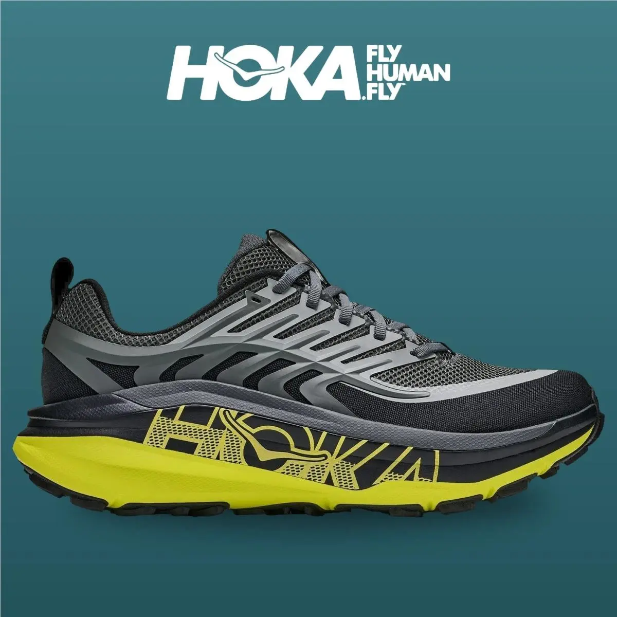 Hoka shoes - Stinson 8 - Stinson - 1176637-BHK - Black/HOKA Citrus 8