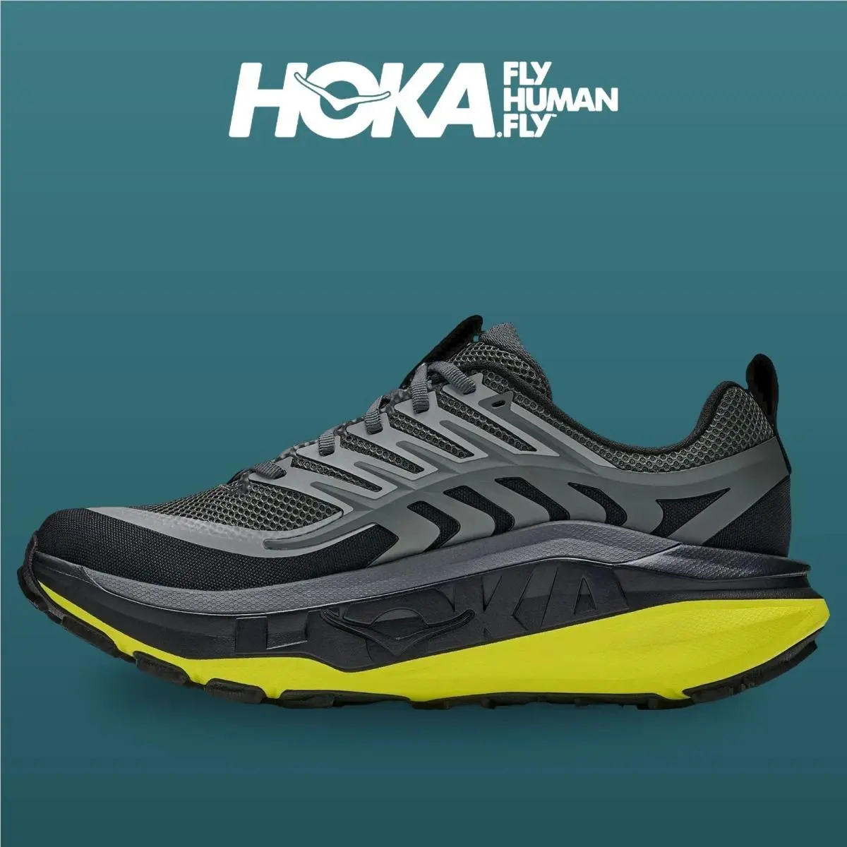 Hoka shoes - Stinson 8 - Stinson - 1176637-BHK - Black/HOKA Citrus 9