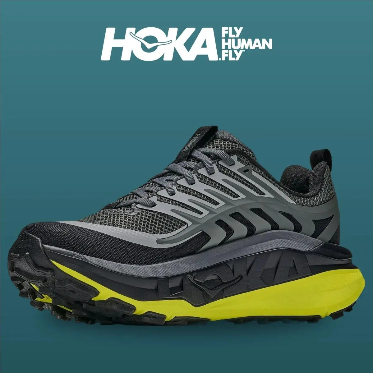 Hoka shoes - Stinson 8 - Stinson - 1176637-BHK - Black/HOKA Citrus 14