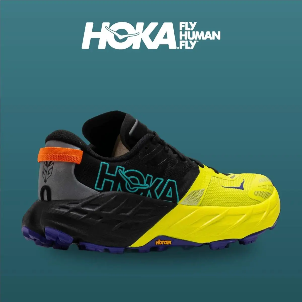 Hoka shoes - Speedgoat 7 - Speedgoat - 1171928-BHK - Black/HOKA Citrus 4