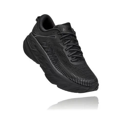 Hoka Bondi 7 Running Shoes in Black Women