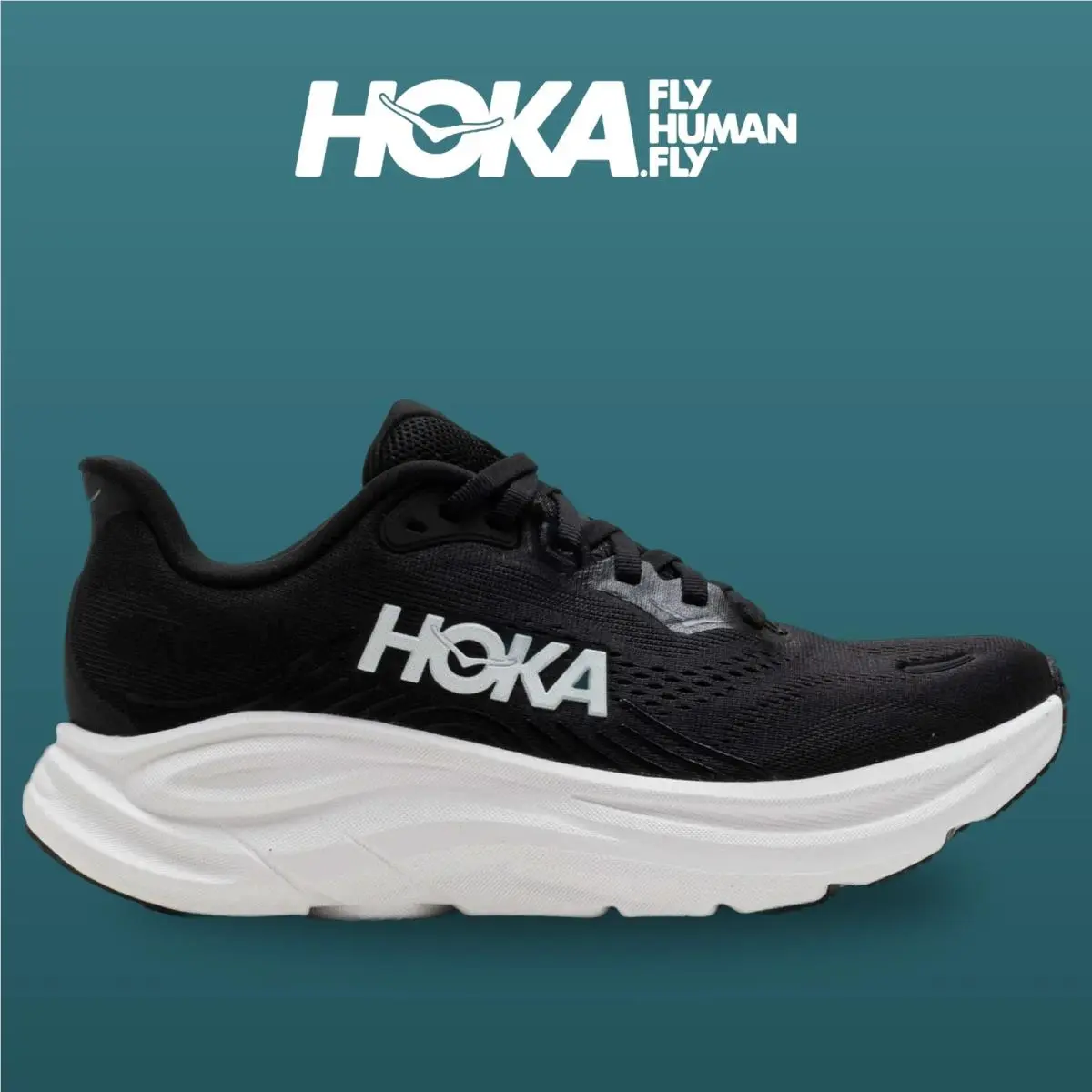 Hoka shoes - HOKA Clifton 11 Extra Wide - 1176573-BWHT - Black/White 10
