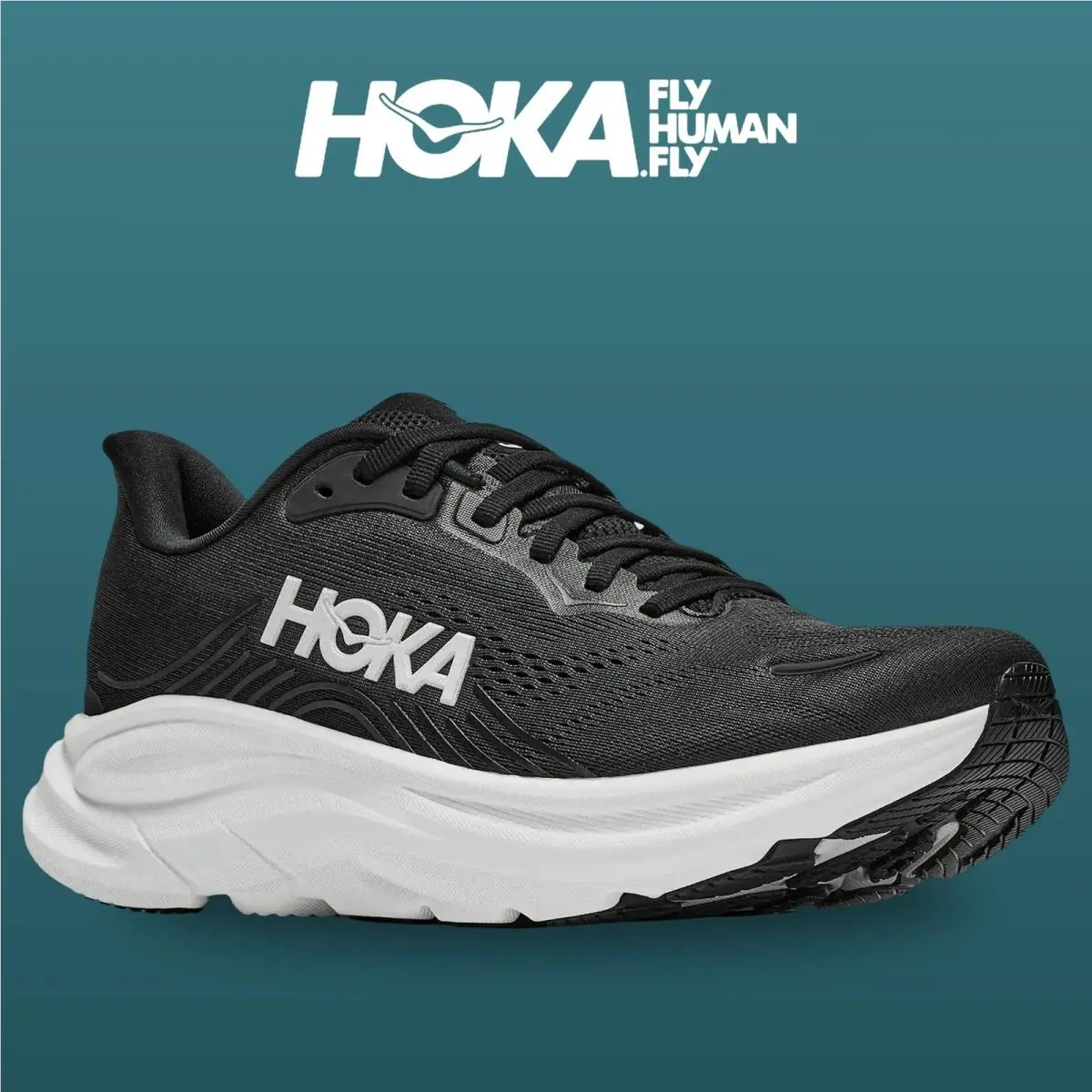 Hoka shoes - HOKA Clifton 11 Extra Wide - 1176573-BWHT - Black/White 13