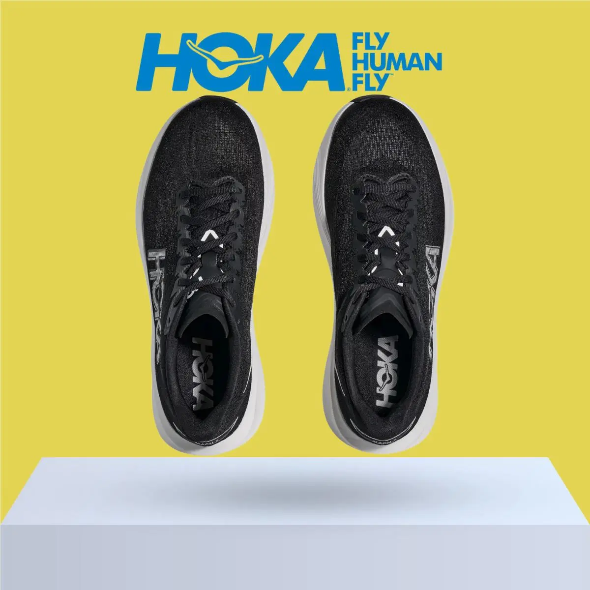Hoka shoes - Hoka One One Mach 7 - Black/White 7