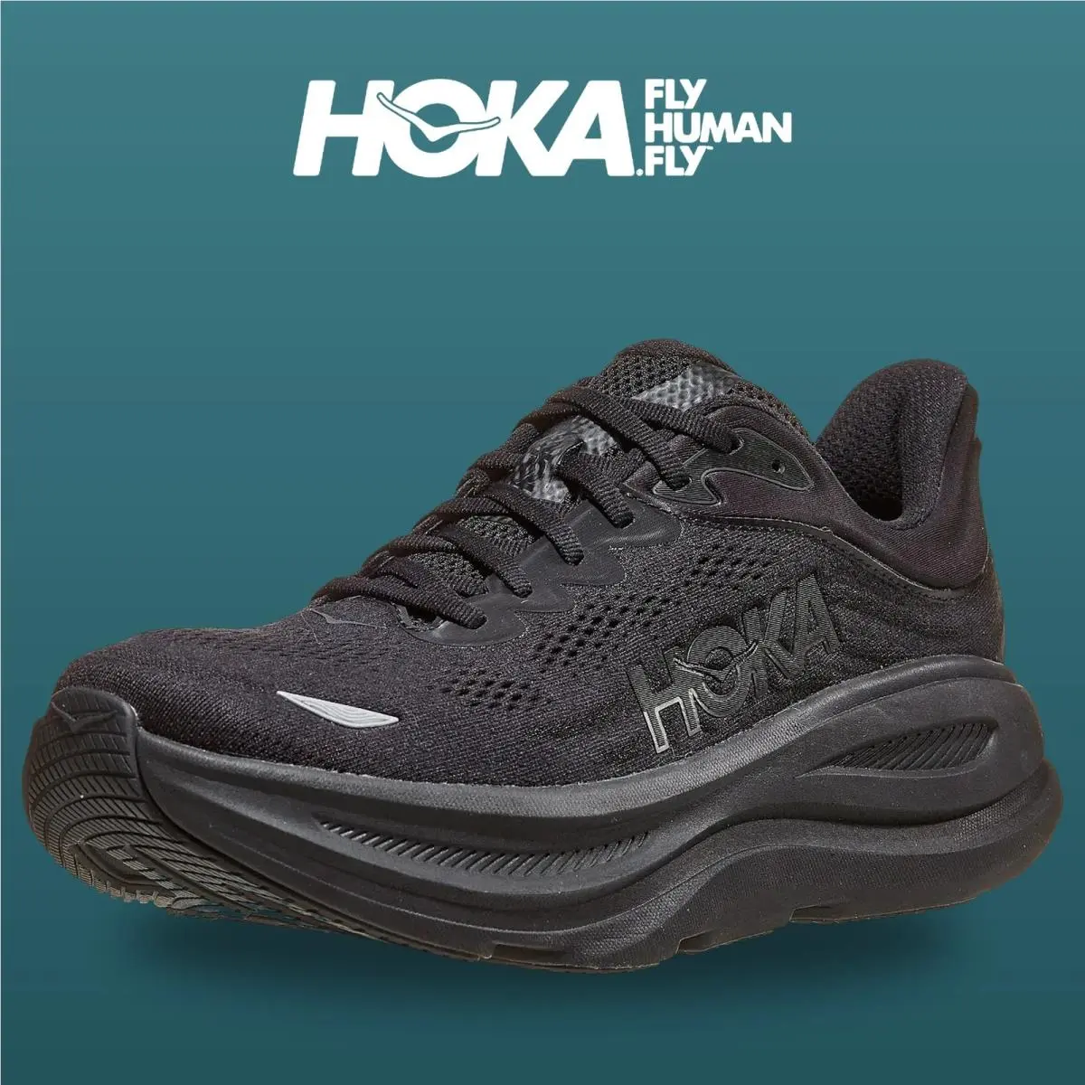 Hoka shoes - Bondi 9 - Bondi - 1162011-BBLC - Black/Black 0
