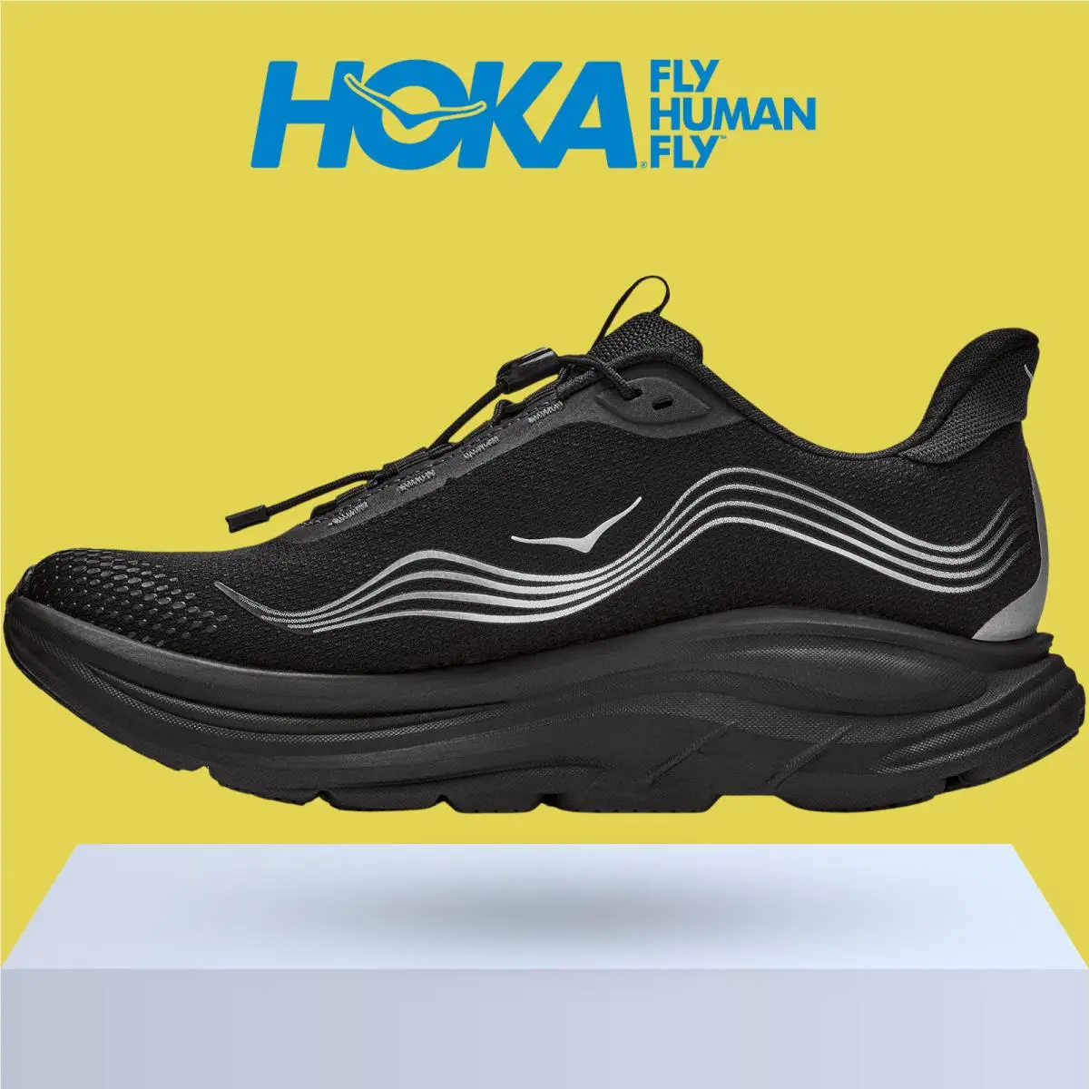 Hoka shoes - Hoka One One Clifton 11 GTX - Black/Black 0
