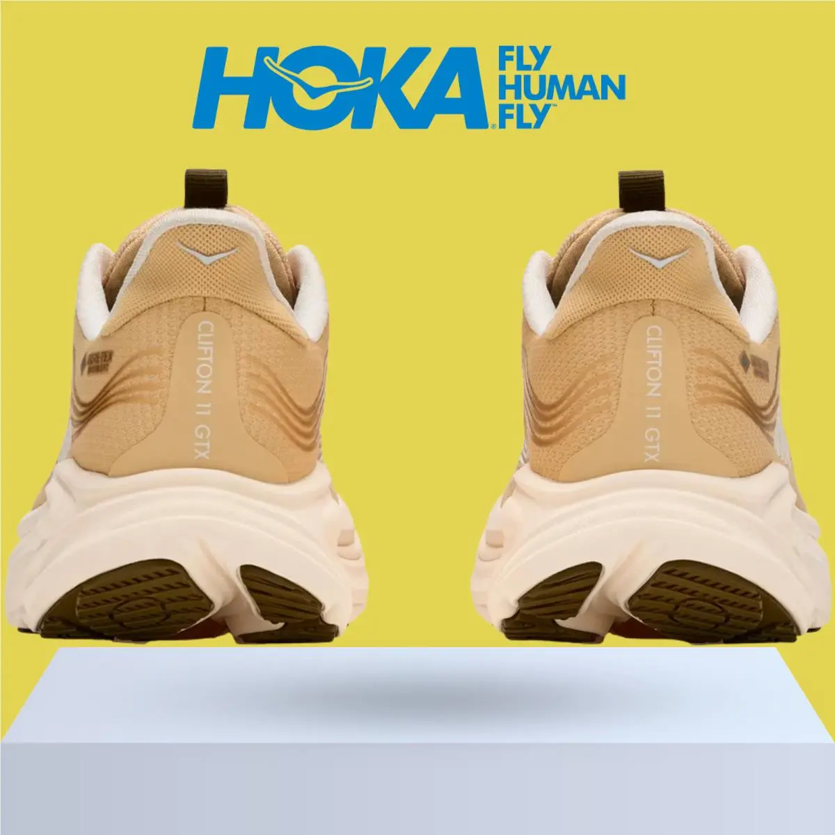 Hoka shoes - Hoka One One Clifton 11 GTX - Black/Black 16