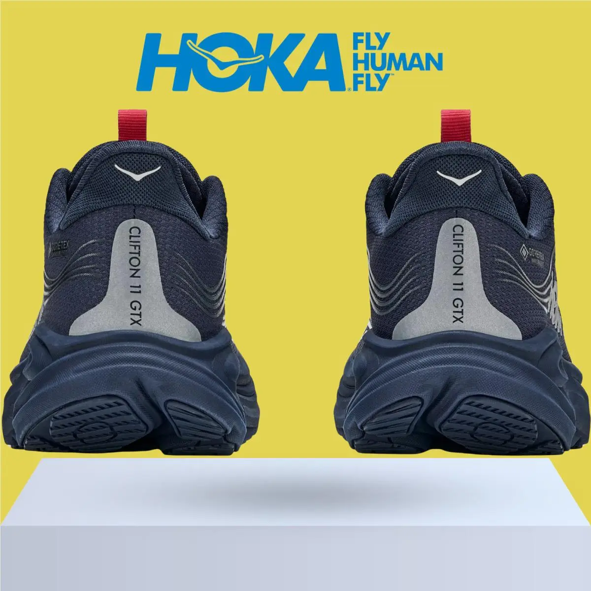 Hoka shoes - Hoka One One Clifton 11 GTX - Black/Black 26