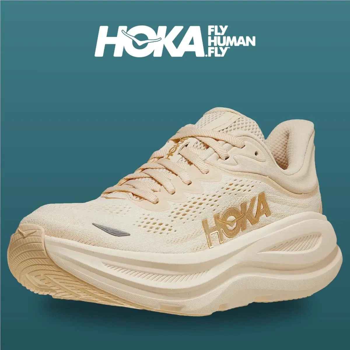 Hoka shoes - Bondi 9 - Bondi - 1162012-VCH - Vanilla/Birch 0