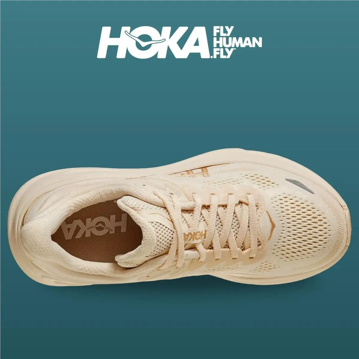 Hoka shoes - Bondi 9 - Bondi - 1162012-VCH - Vanilla/Birch 2