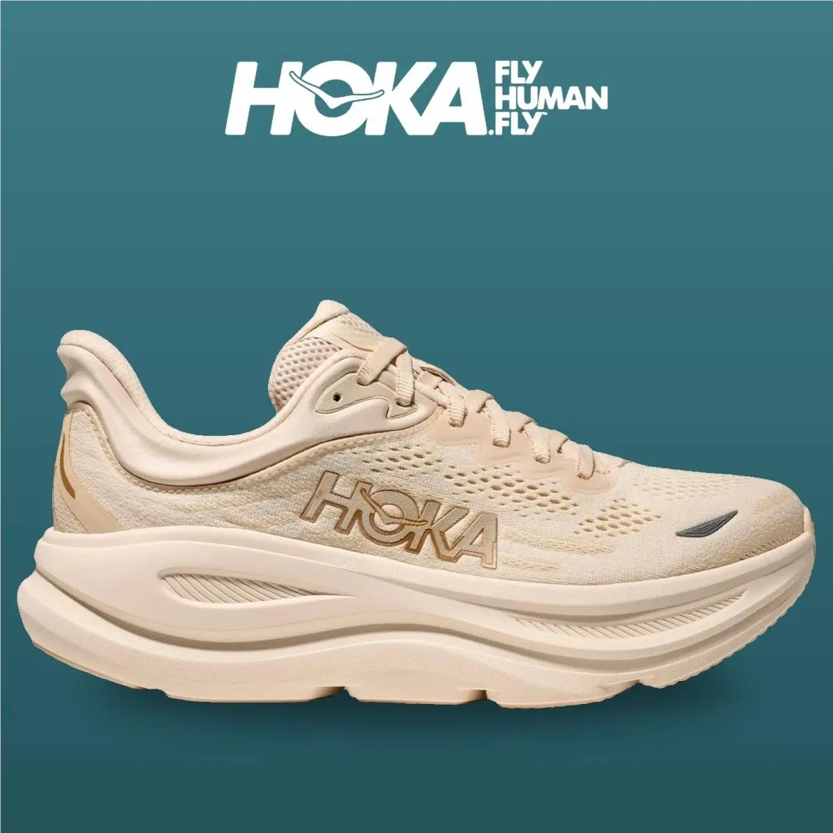 Hoka shoes - Bondi 9 - Bondi - 1162012-VCH - Vanilla/Birch 11