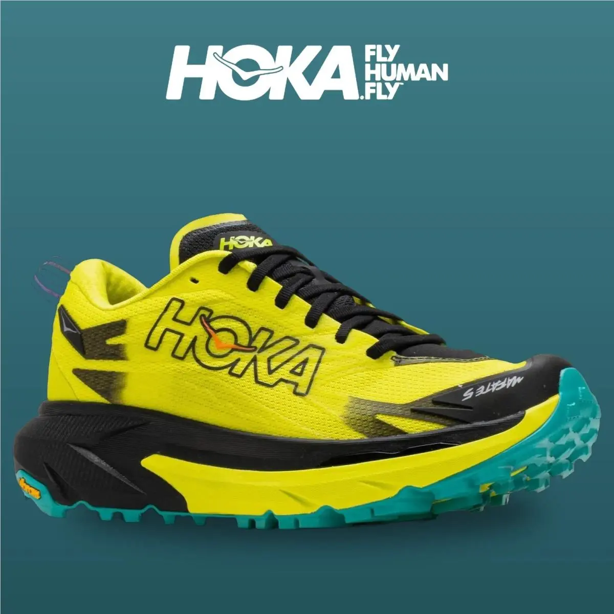 Hoka shoes - Mafate 5 - Mafate - 1168722-BHK - Black/HOKA Citrus 3