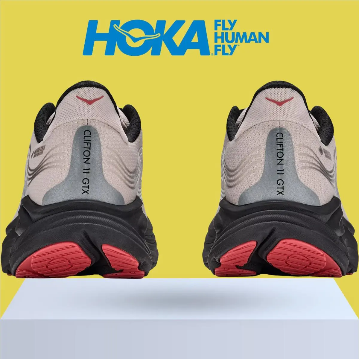 Hoka shoes - Hoka One One Clifton 11 GTX - Black/Black 16