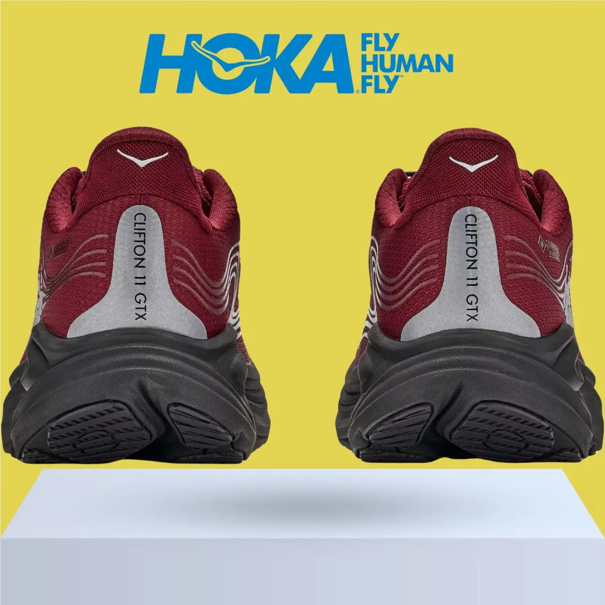 Hoka shoes - Hoka One One Clifton 11 GTX - Black/Black 21