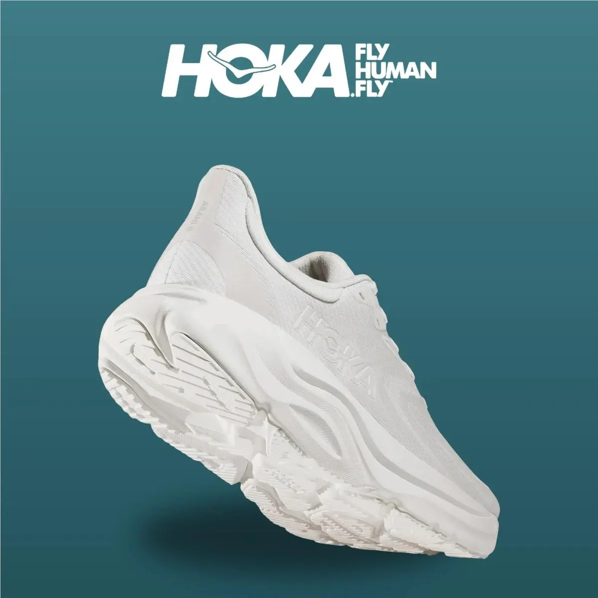 Hoka shoes - HOKA Arahi 8 Wide - Arahi Wide - 1168691-WWH - White 14