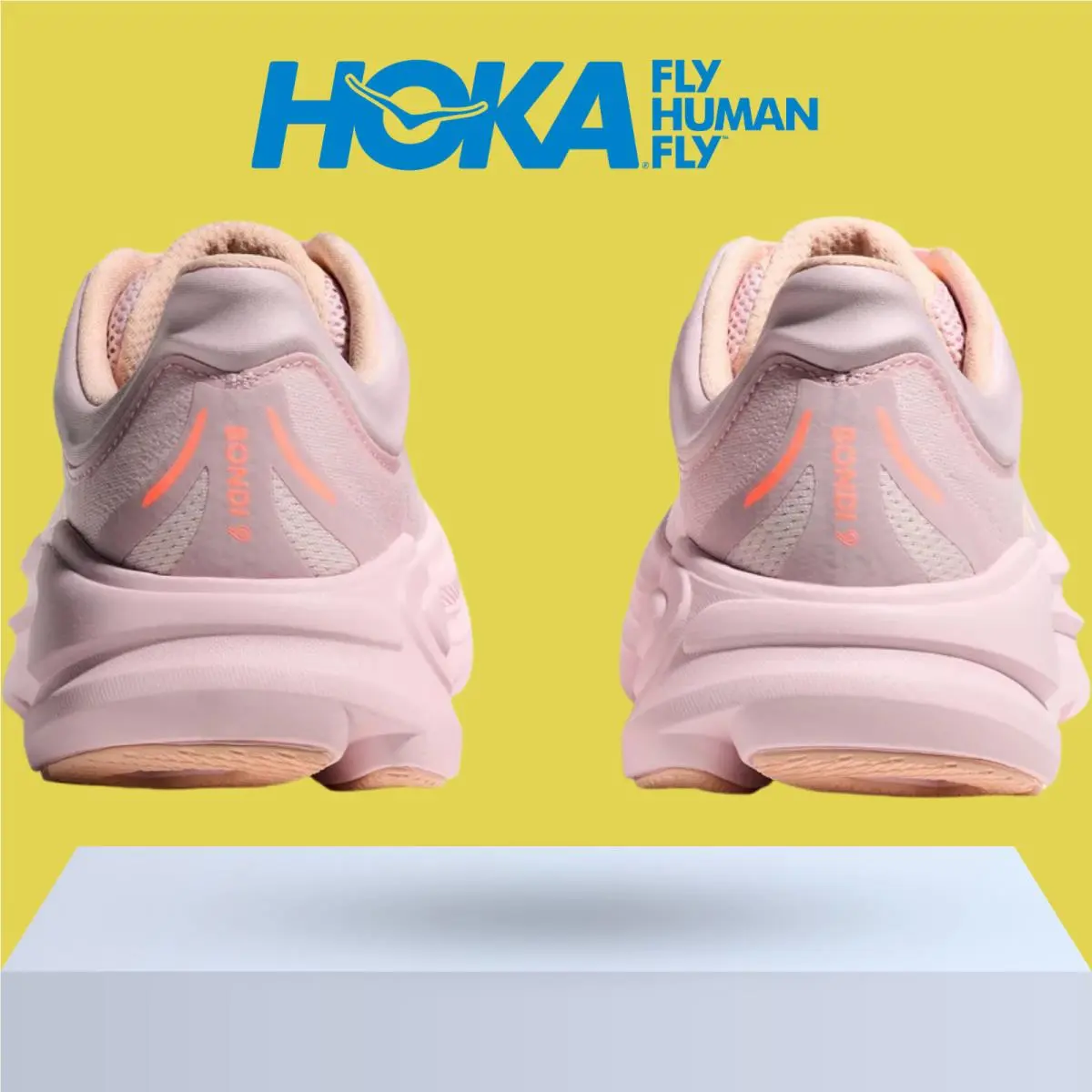 Hoka shoes - Hoka One One Bondi 9 - Alabaster/Mineral Blue 14