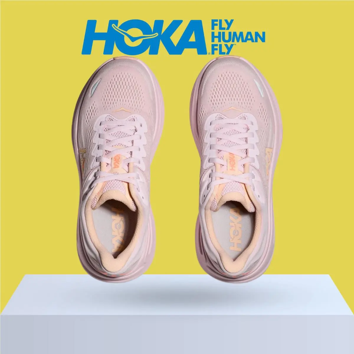 Hoka shoes - Hoka One One Bondi 9 - Alabaster/Mineral Blue 15