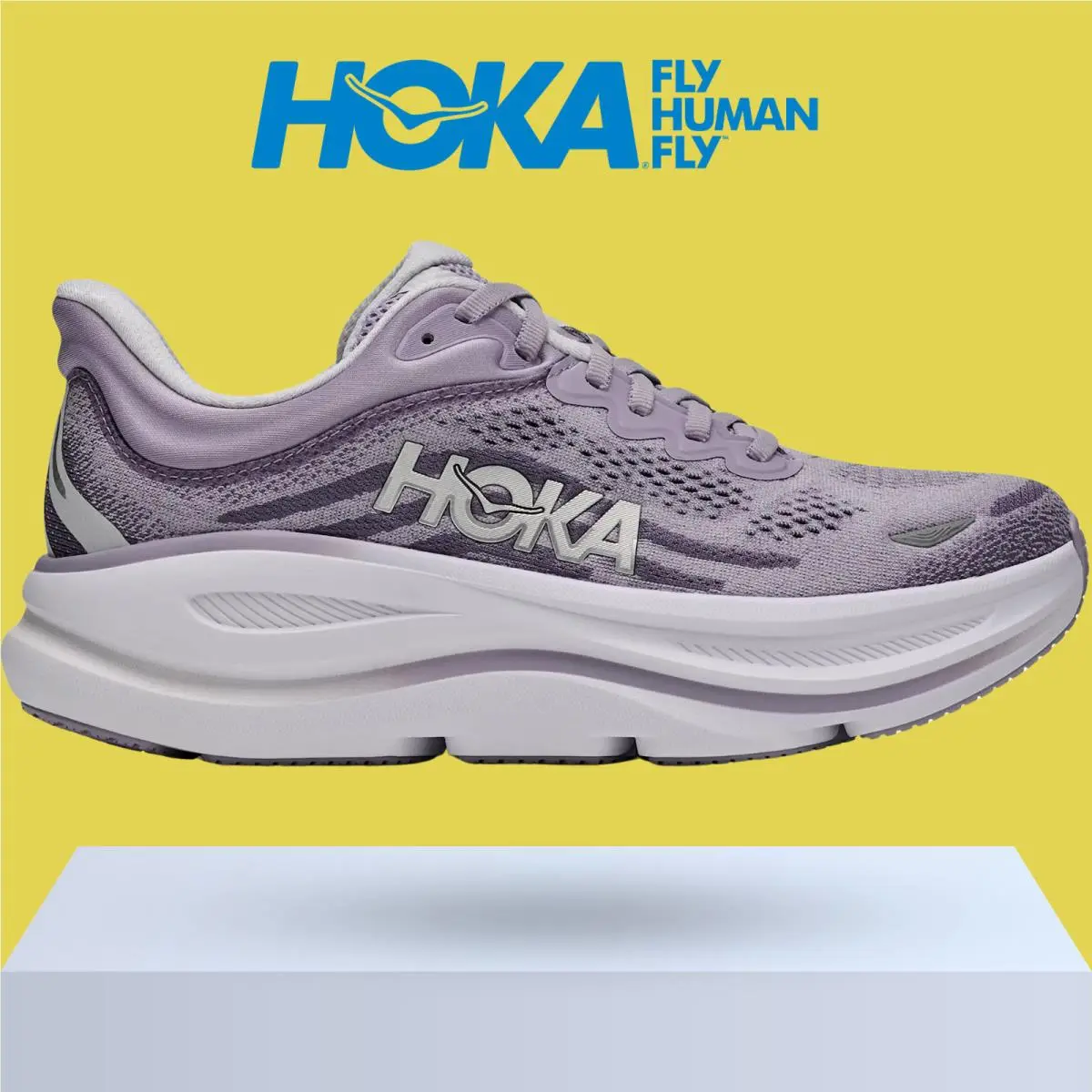 Hoka shoes - Hoka One One Bondi 9 - Alabaster/Mineral Blue 17