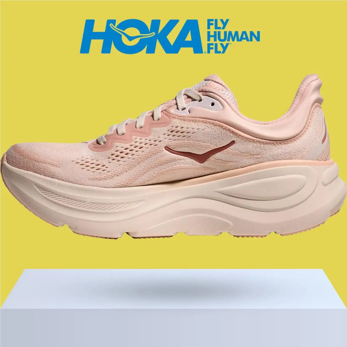 Hoka shoes - Hoka One One Bondi 9 - Alabaster/Mineral Blue 23