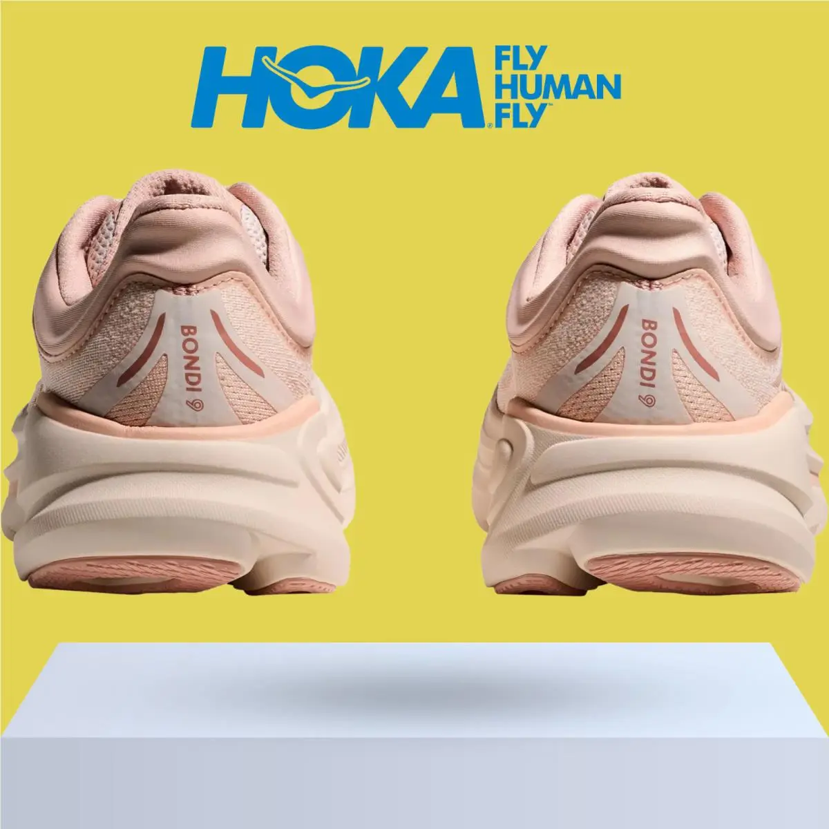 Hoka shoes - Hoka One One Bondi 9 - Alabaster/Mineral Blue 24