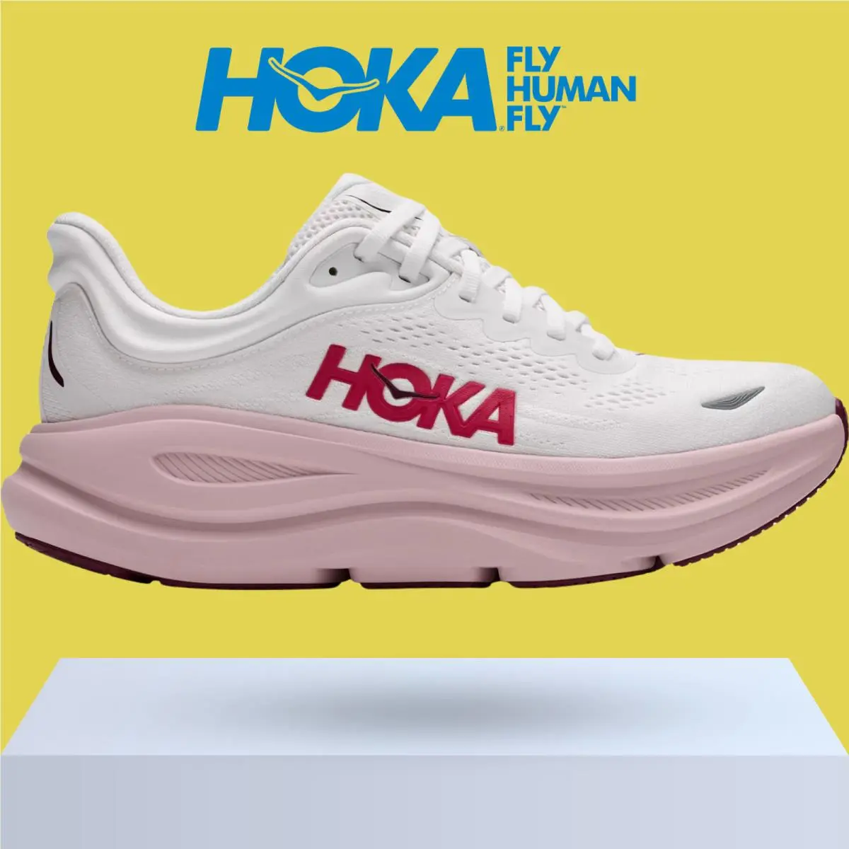 Hoka shoes - Hoka One One Bondi 9 - Alabaster/Mineral Blue 42