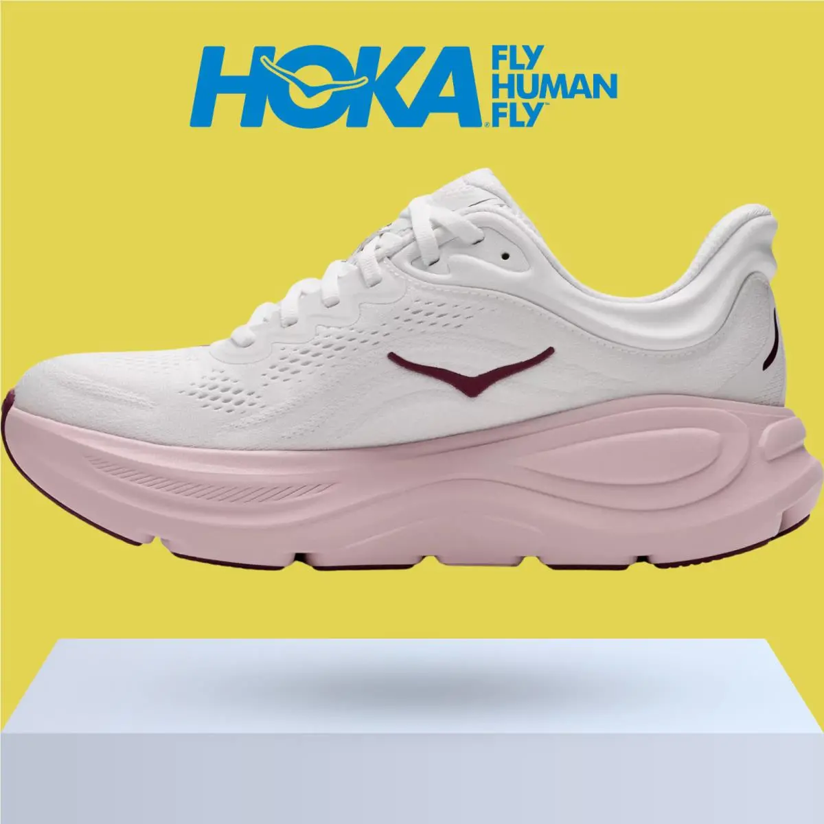 Hoka shoes - Hoka One One Bondi 9 - Alabaster/Mineral Blue 43