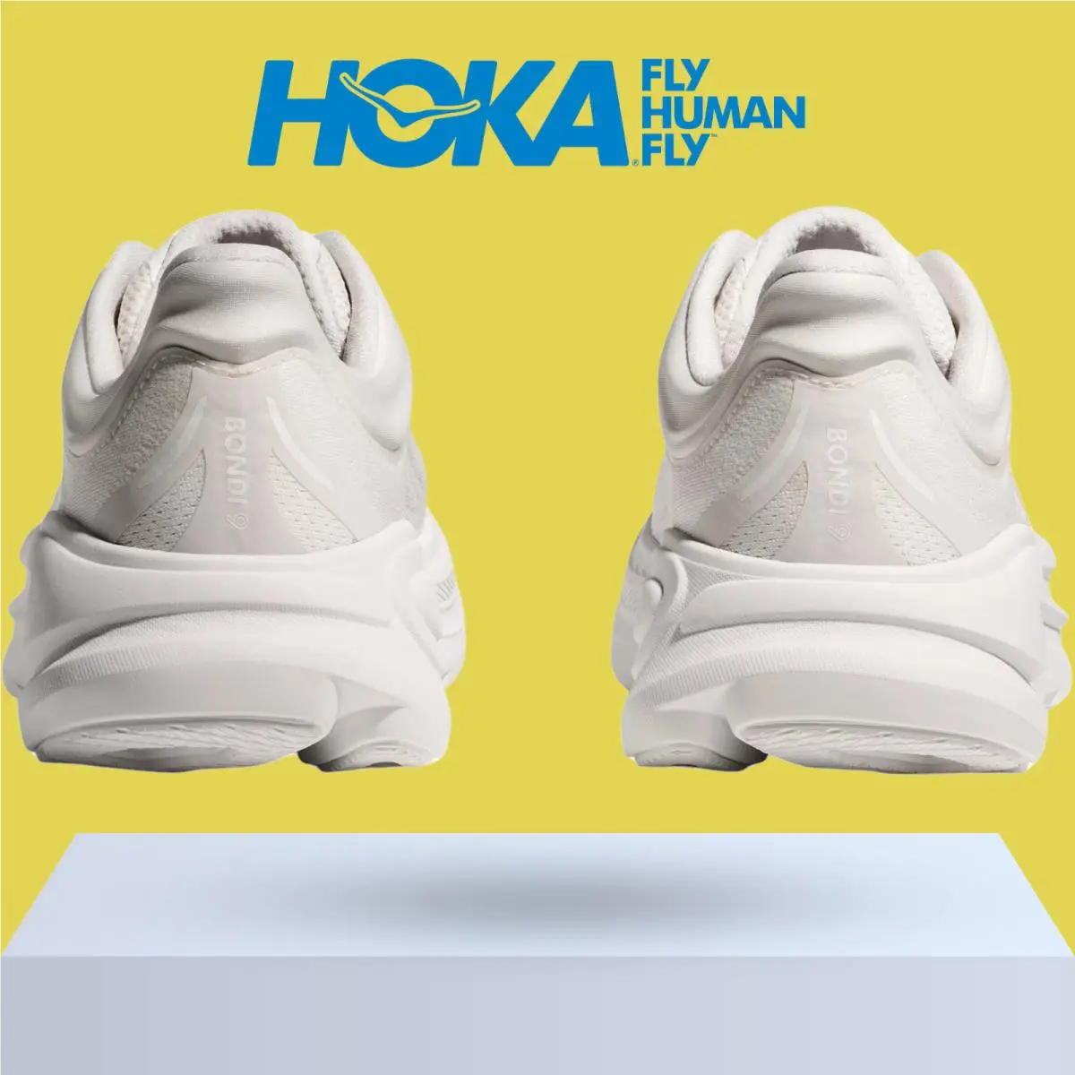 Hoka shoes - Hoka One One Bondi 9 - Alabaster/Mineral Blue 29