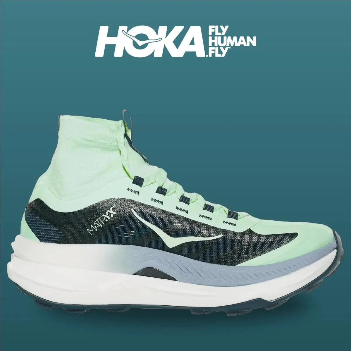 Hoka shoes - Tecton X 3 - Tecton - 1155114-MTV - Mint Fluorite/Navy 1