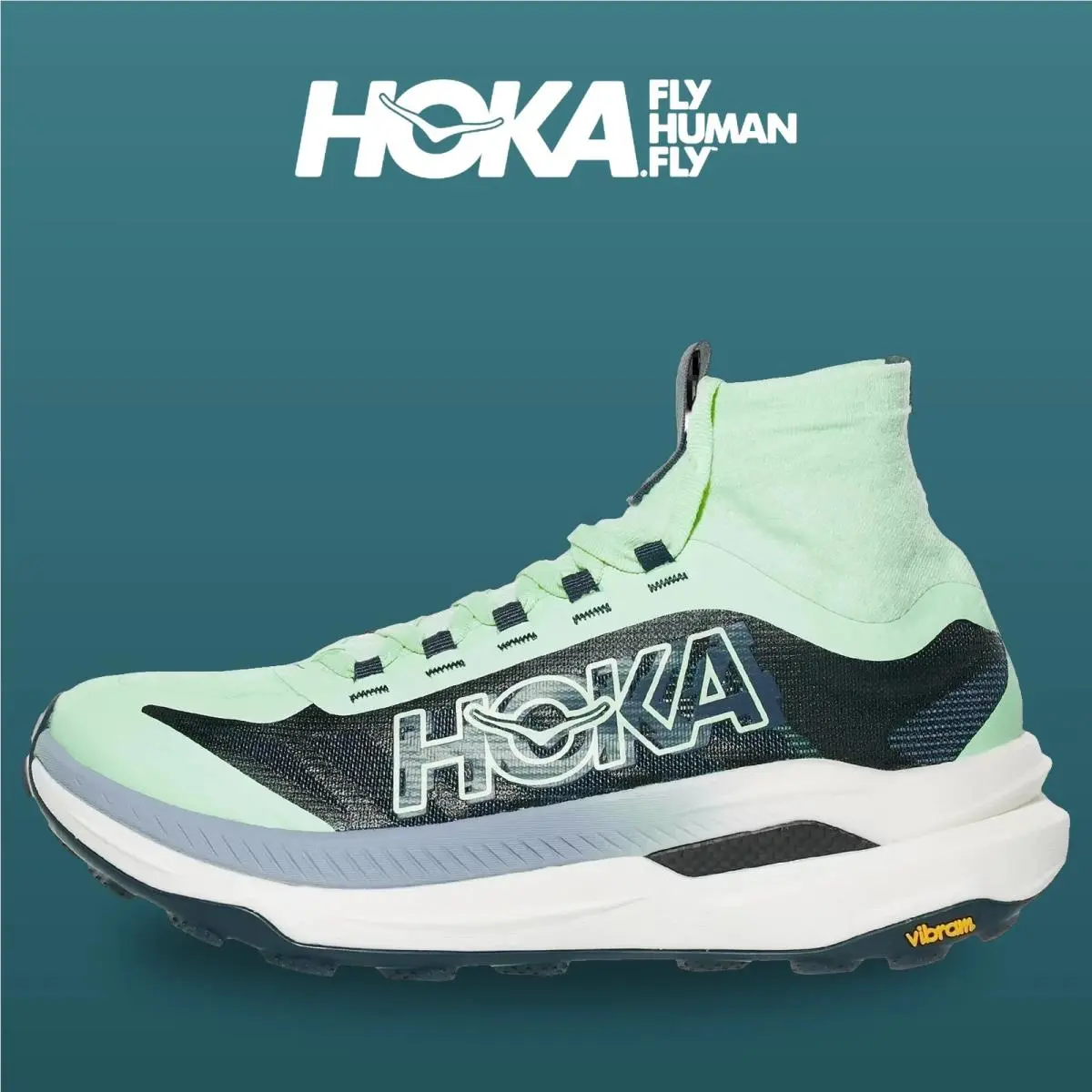 Hoka shoes - Tecton X 3 - Tecton - 1155114-MTV - Mint Fluorite/Navy 5