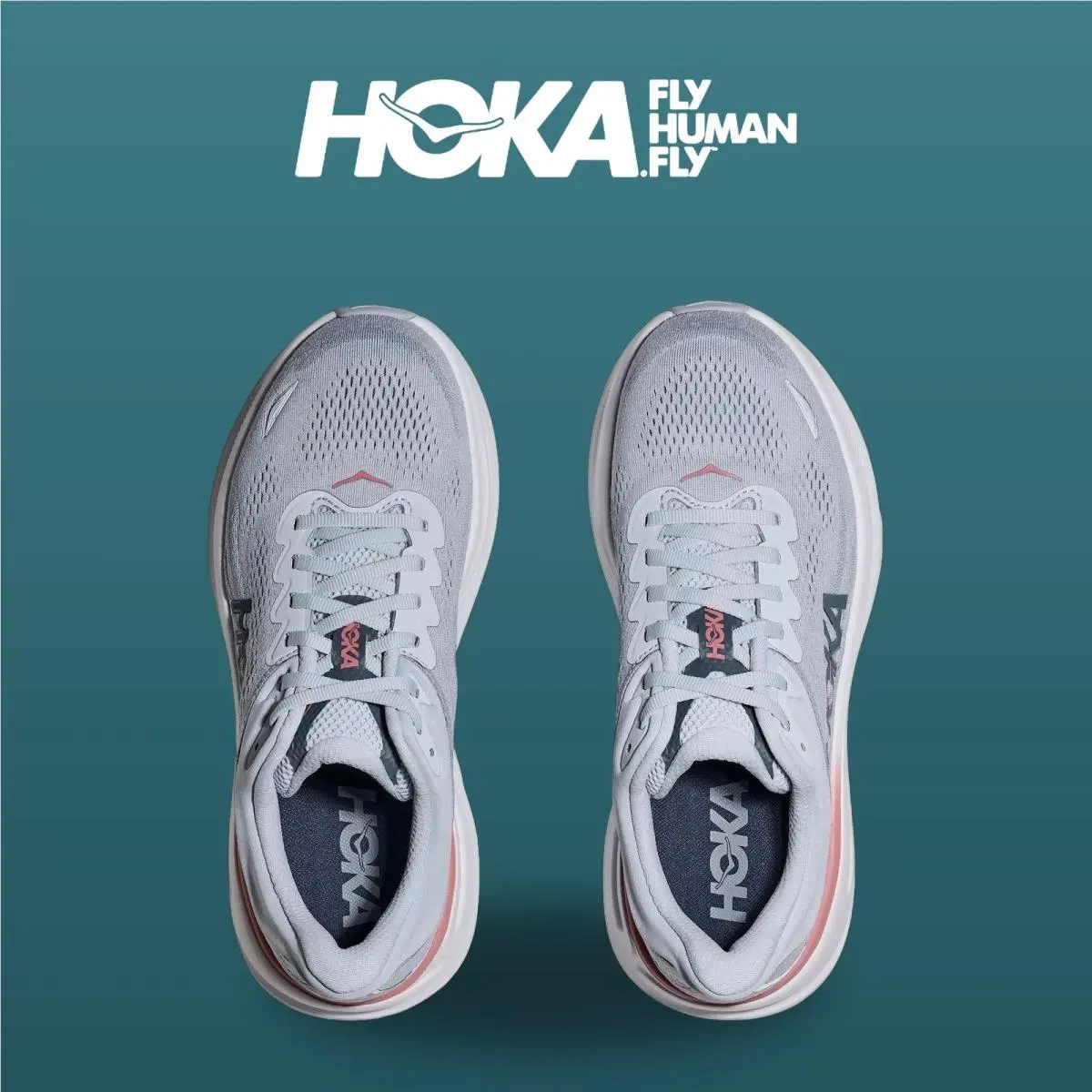 Hoka shoes - HOKA Bondi 9 Wide - Bondi Wide - 1162012-MBLW - Mineral Blue/Washed Blue 9