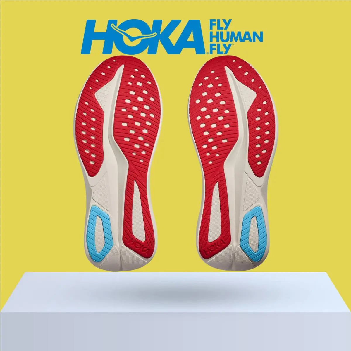 Hoka shoes - Hoka One One Mach 7 - Alabaster/Soaring Blue 26