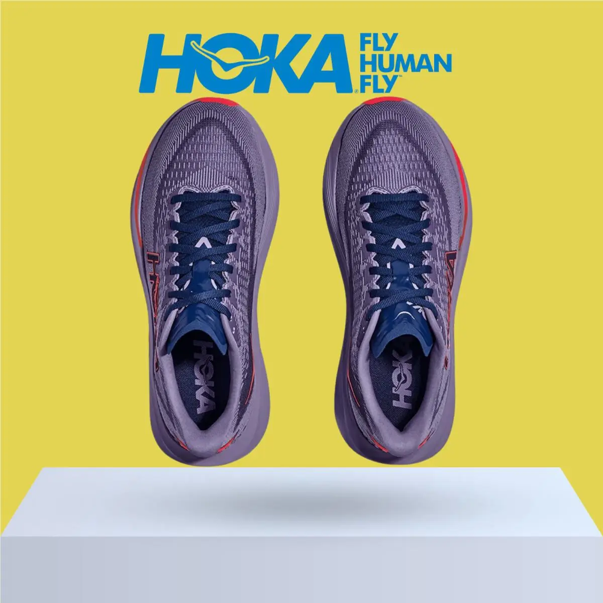 Hoka shoes - Hoka One One Mach 7 - Alabaster/Soaring Blue 6