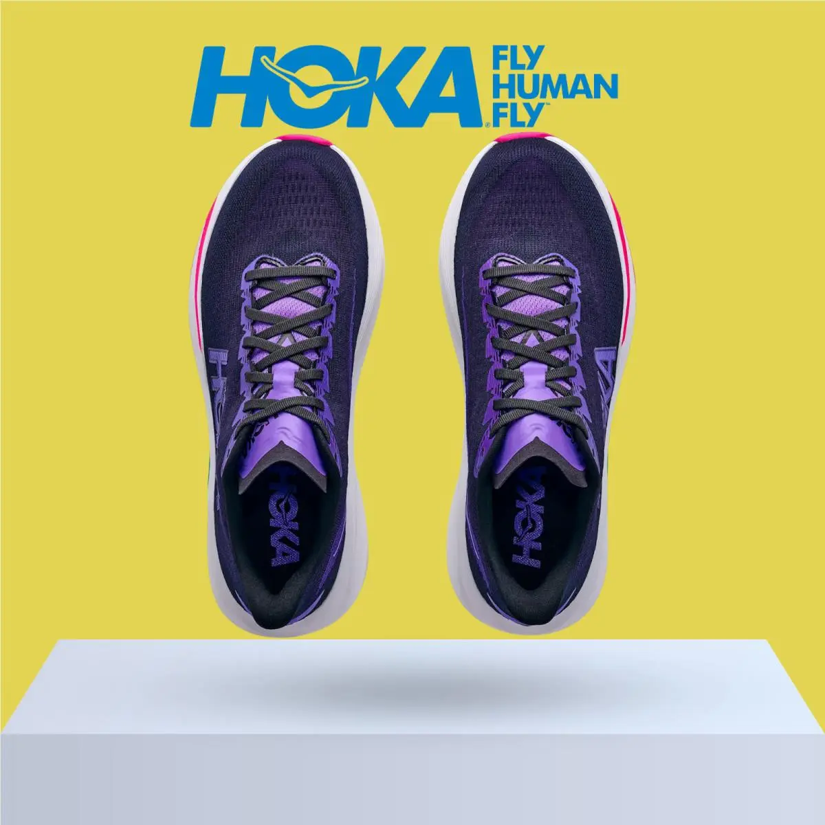 Hoka shoes - Hoka One One Mach 7 - Alabaster/Soaring Blue 35