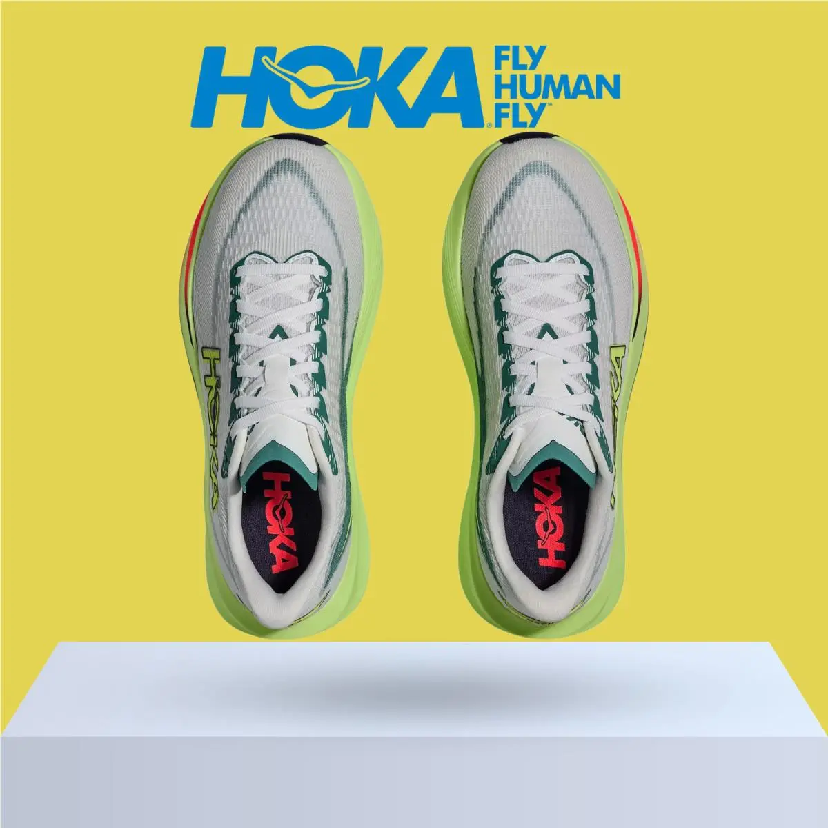 Hoka shoes - Hoka One One Mach 7 - Alabaster/Soaring Blue 40