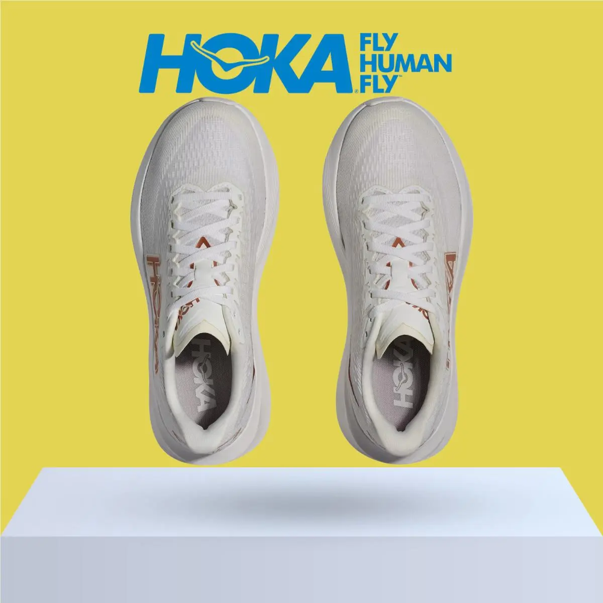 Hoka shoes - Hoka One One Mach 7 - Alabaster/Soaring Blue 16
