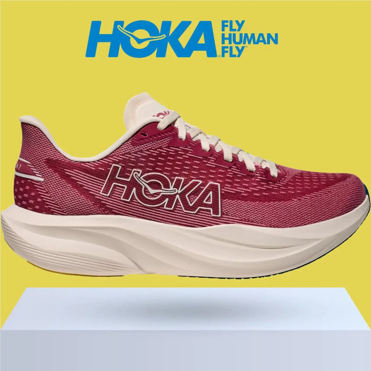Hoka shoes - Hoka One One Mach 7 - Alabaster/Soaring Blue 18