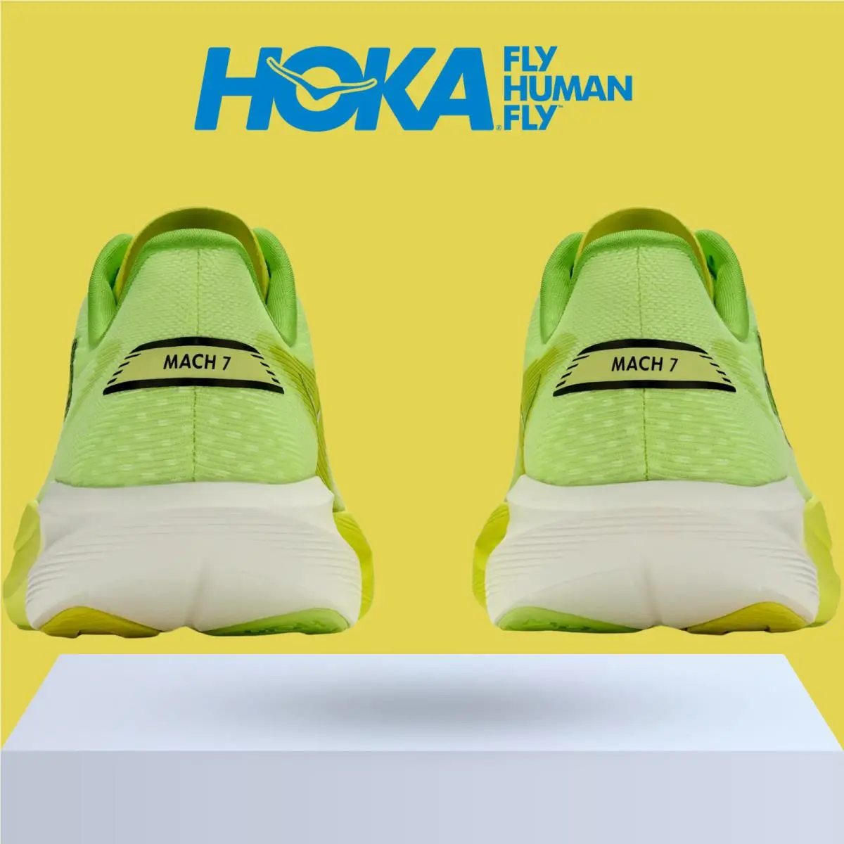 Hoka shoes - Hoka One One Mach 7 - Alabaster/Soaring Blue 49