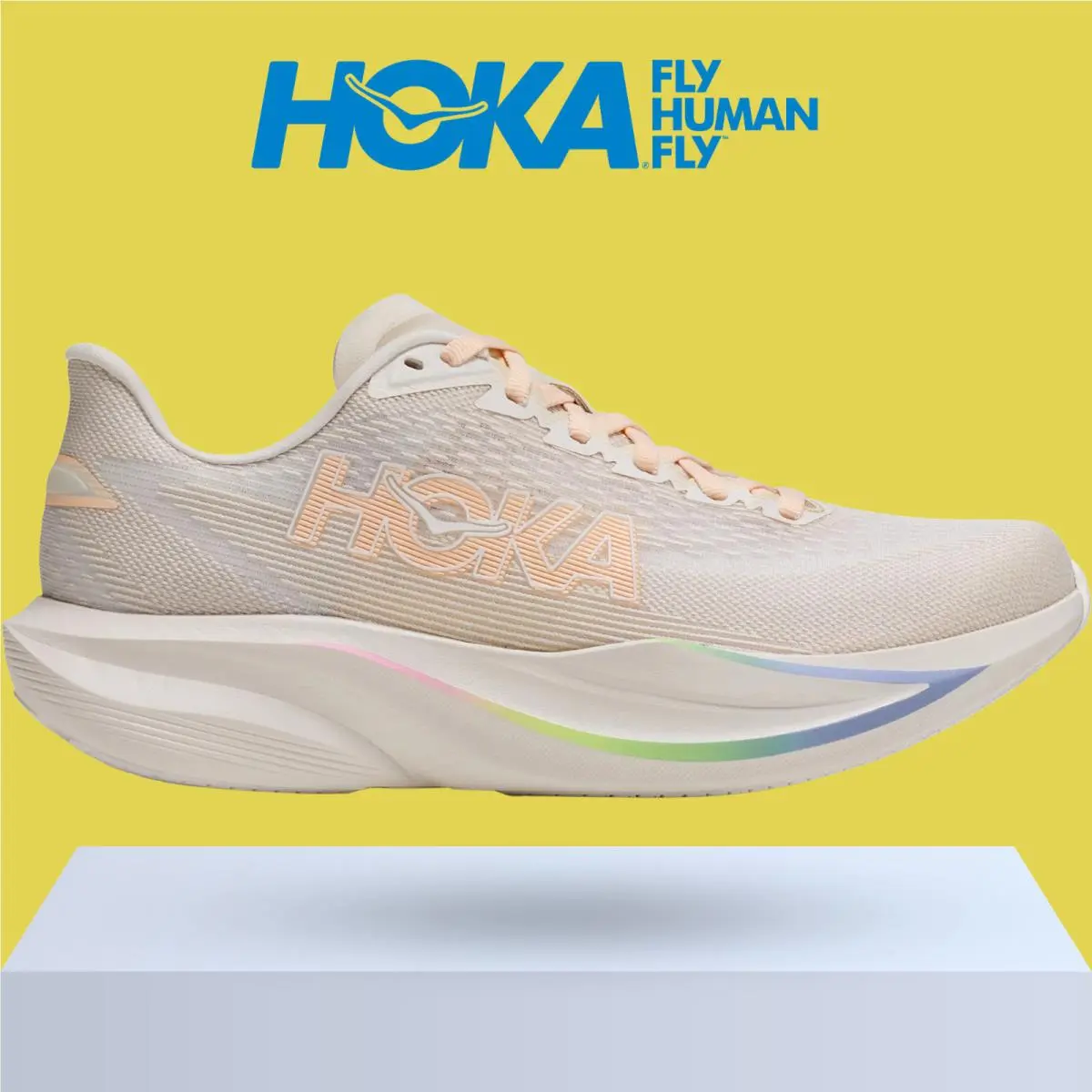 Hoka shoes - Hoka One One Mach 7 - Alabaster/Soaring Blue 52
