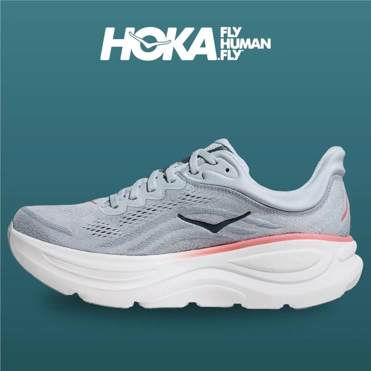 Hoka shoes - Bondi 9 - Bondi - 1162012-MBLW - Mineral Blue/Washed Blue 11