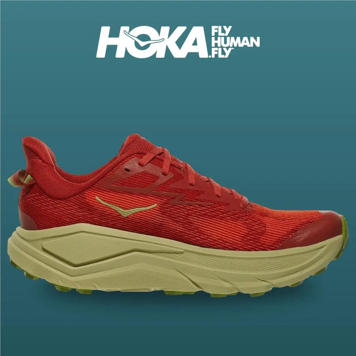Hoka shoes - Challenger 8 - Challenger - 1168716-DYCH - Dry Chili/Oatgrass 1