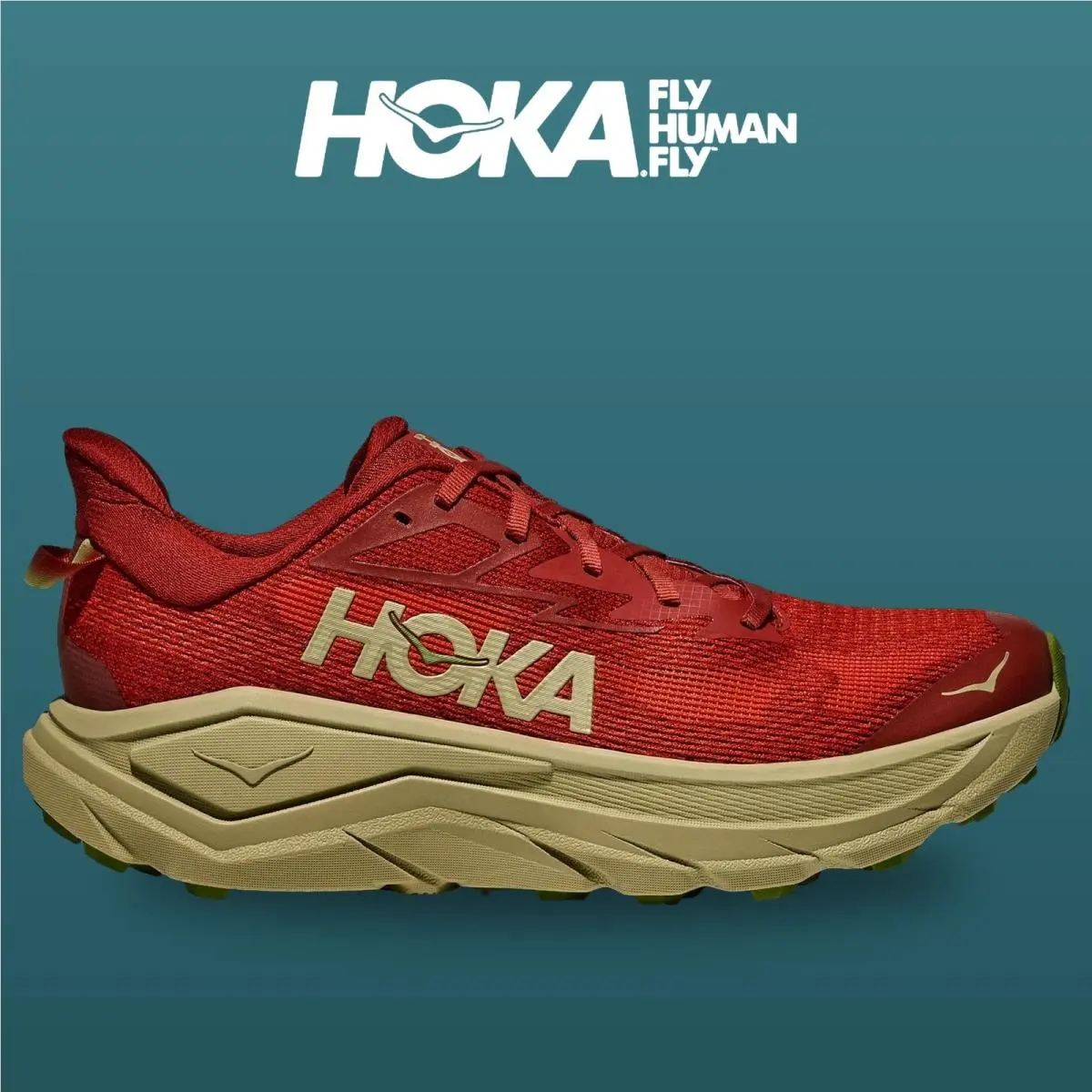 Hoka shoes - Challenger 8 - Challenger - 1168716-DYCH - Dry Chili/Oatgrass 4