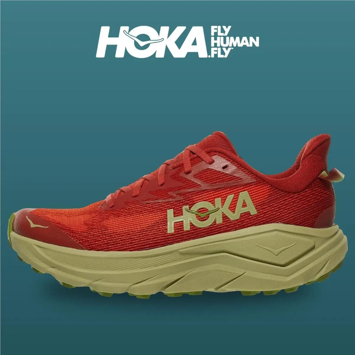 Hoka shoes - Challenger 8 - Challenger - 1168716-DYCH - Dry Chili/Oatgrass 6